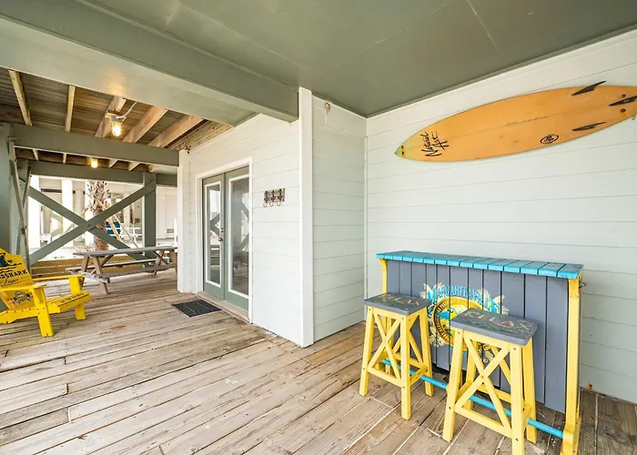 Gorgeous Beachfront House With Private Balcony Free Wifi & Ac * Gulf Shores